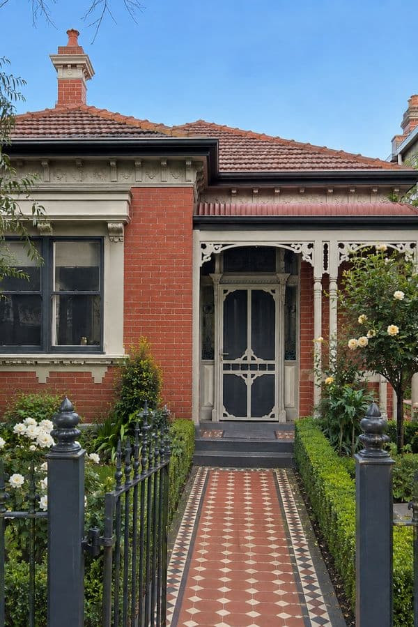 Ashburton Steel Security Door on red brick heritage home