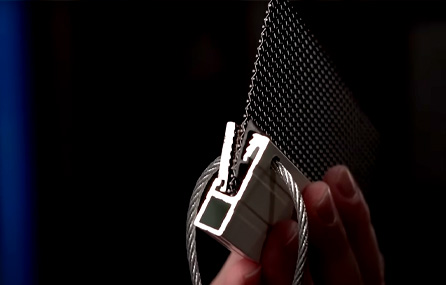 Crimsafe's unique Tensile Tuff Mesh safety technology